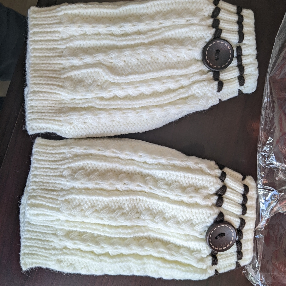 Set of 2 Boot collars/ankle warmers